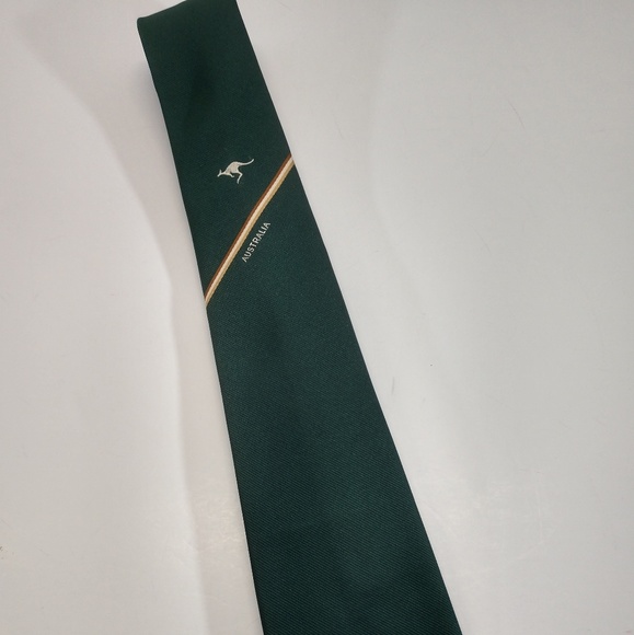 Polo Vogue Australia Kangaroo green men's tie - Picture 6 of 6
